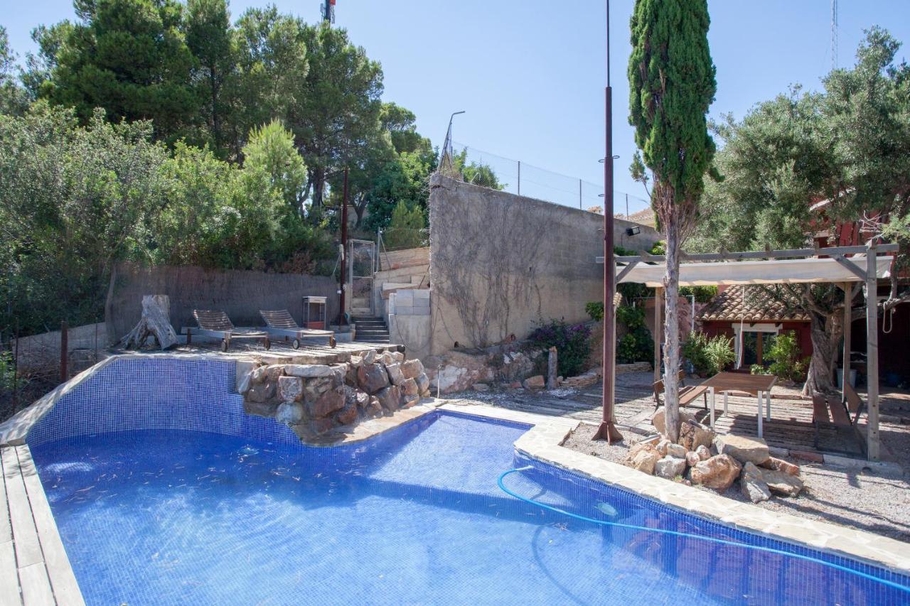 Ca Carmela, Casa Con Encanto Con Piscina "Parque Natural Sierra Calderona" Valência Exterior foto